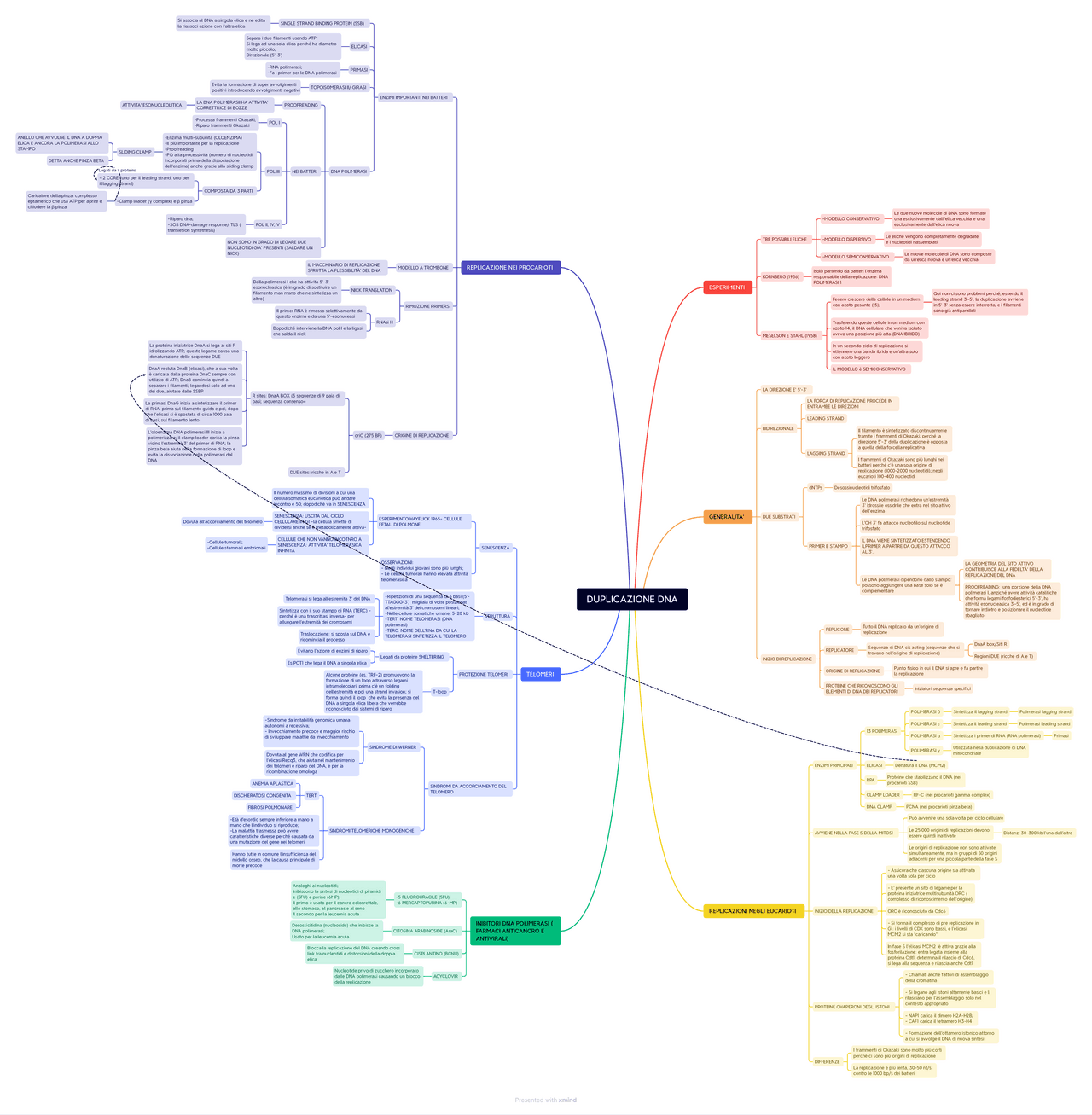 Diagramma Di Replicazione Del Dna Punto Di Origine Di Replicazione Del