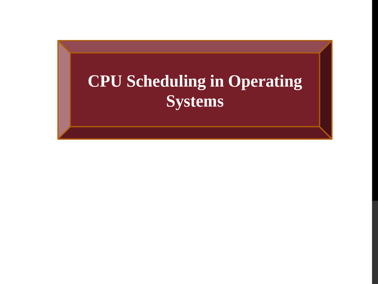 CPU Scheduling in Operating Systems | Schemes and Mind Maps Operating ...