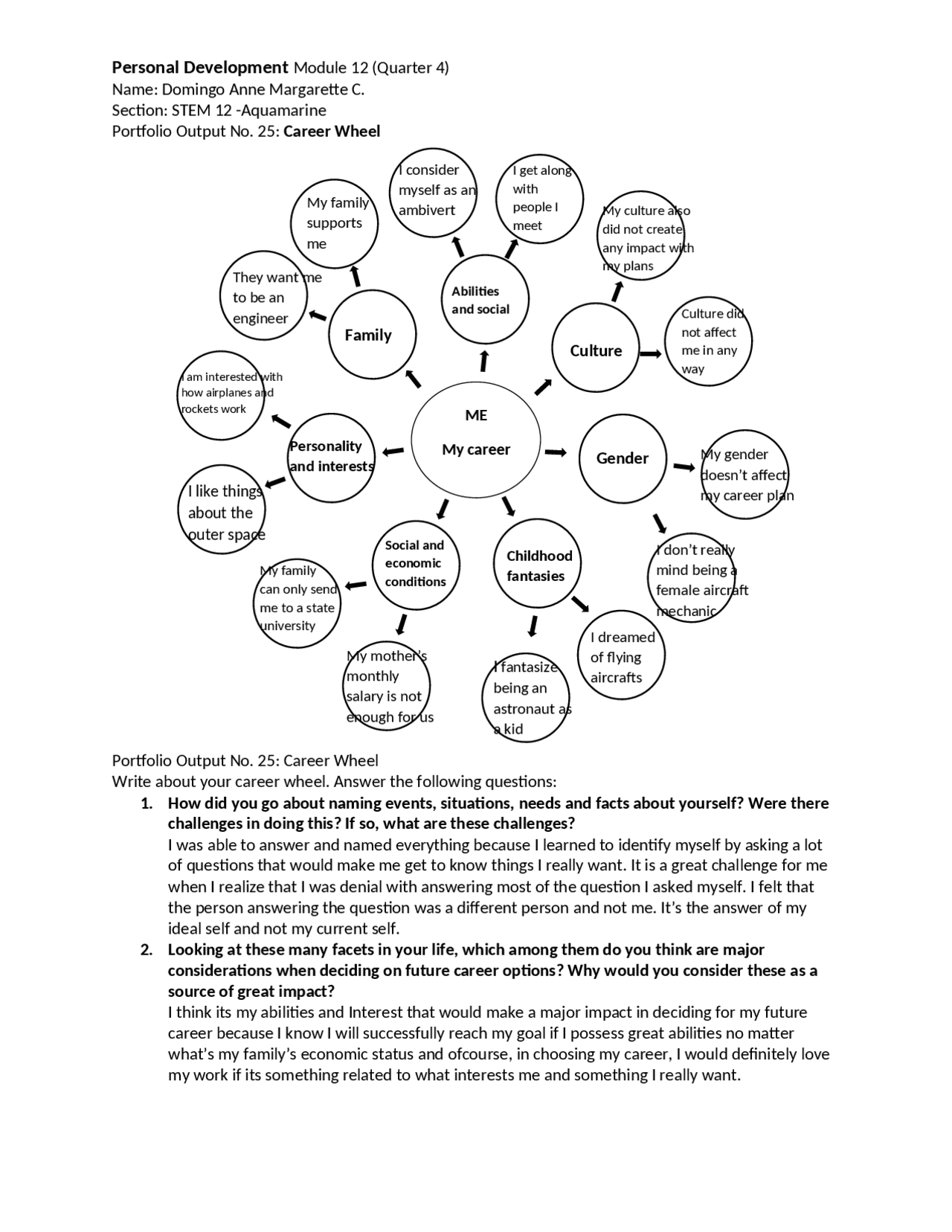 Personal Development Module 12 | Apuntes Filosofía | Docsity