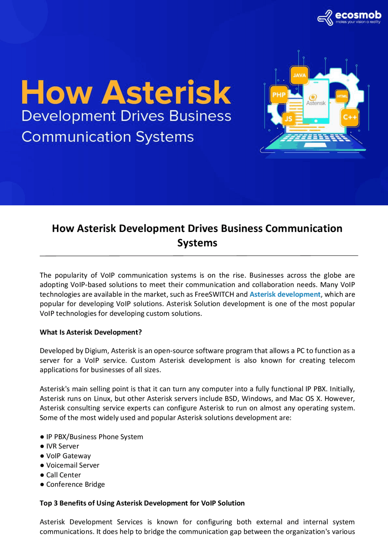Asterisk Computer How Asterisk Development Drives Business Communication Systems ...