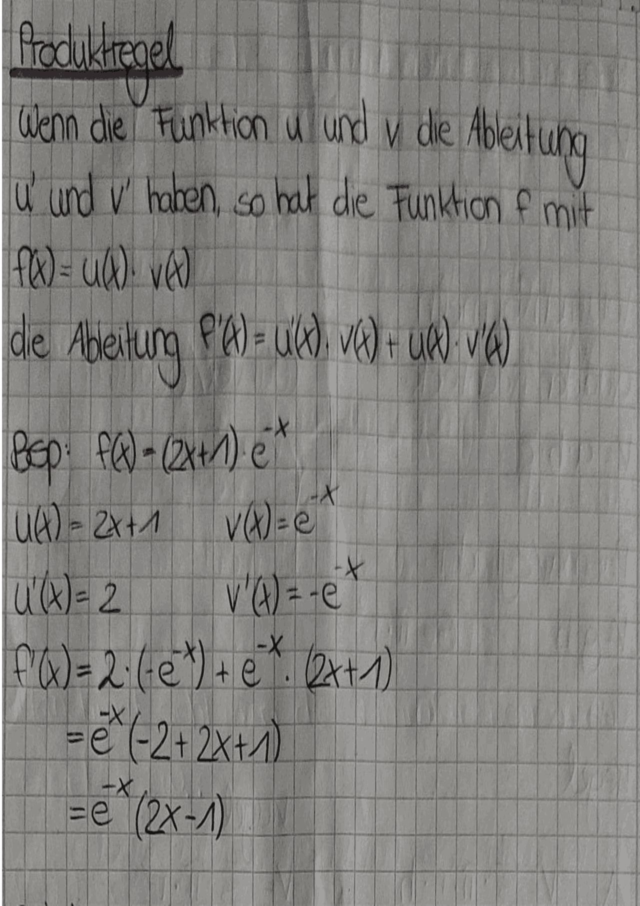 Ableitungsregeln Kurvendiskussion Mitschriften Mathematik Docsity Ableitungsregeln Kurvendiskussion Mitschriften Mathematik Docsity