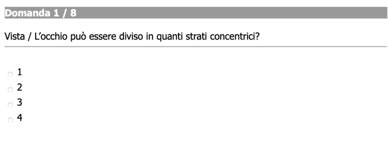 Test fisiologia risposta multipla | Esercizi di Fisiologia | Docsity