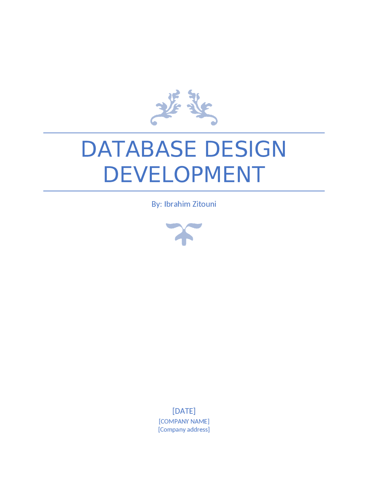 Database and design development | Study notes Computer science | Docsity