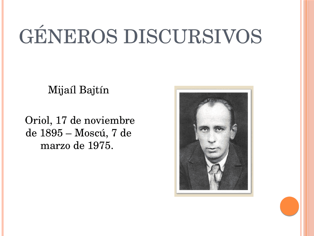 Power point bajtin | Diapositivas de Semiología | Docsity