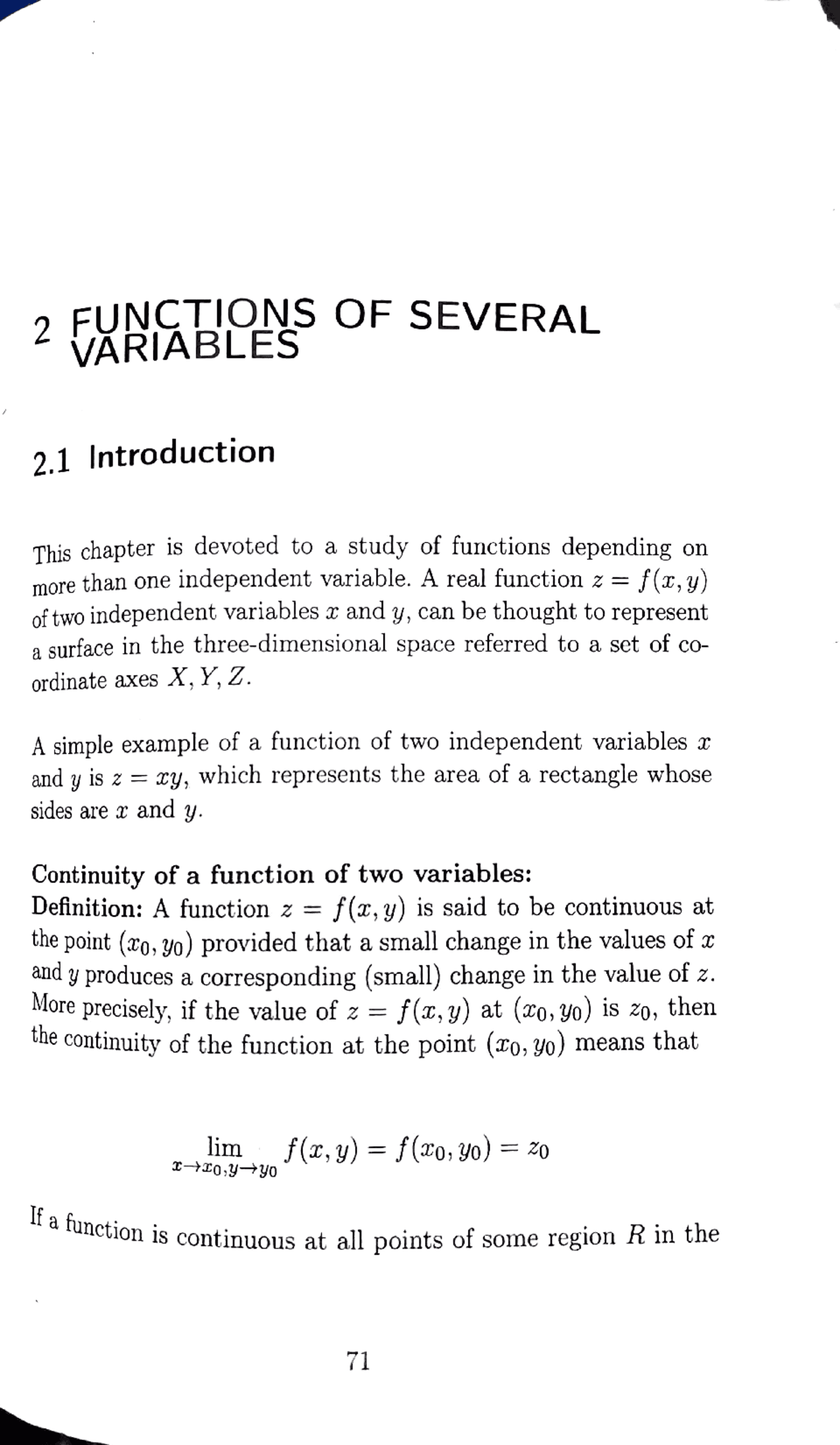 PARTIAL DERIVATIVES AND INTEGRALS | Study notes Mathematics | Docsity