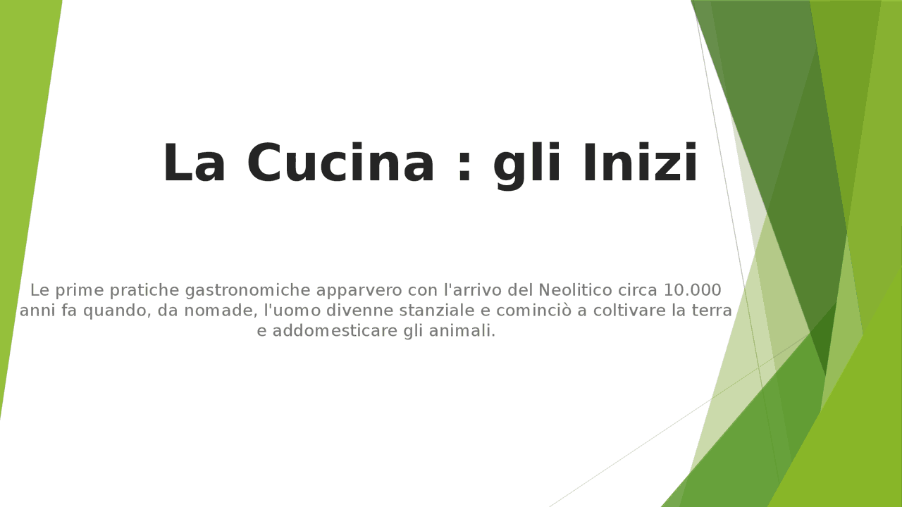 Vari tipi di cucine e regimi alimentari Schemi e mappe concettuali di Scienza degli alimenti