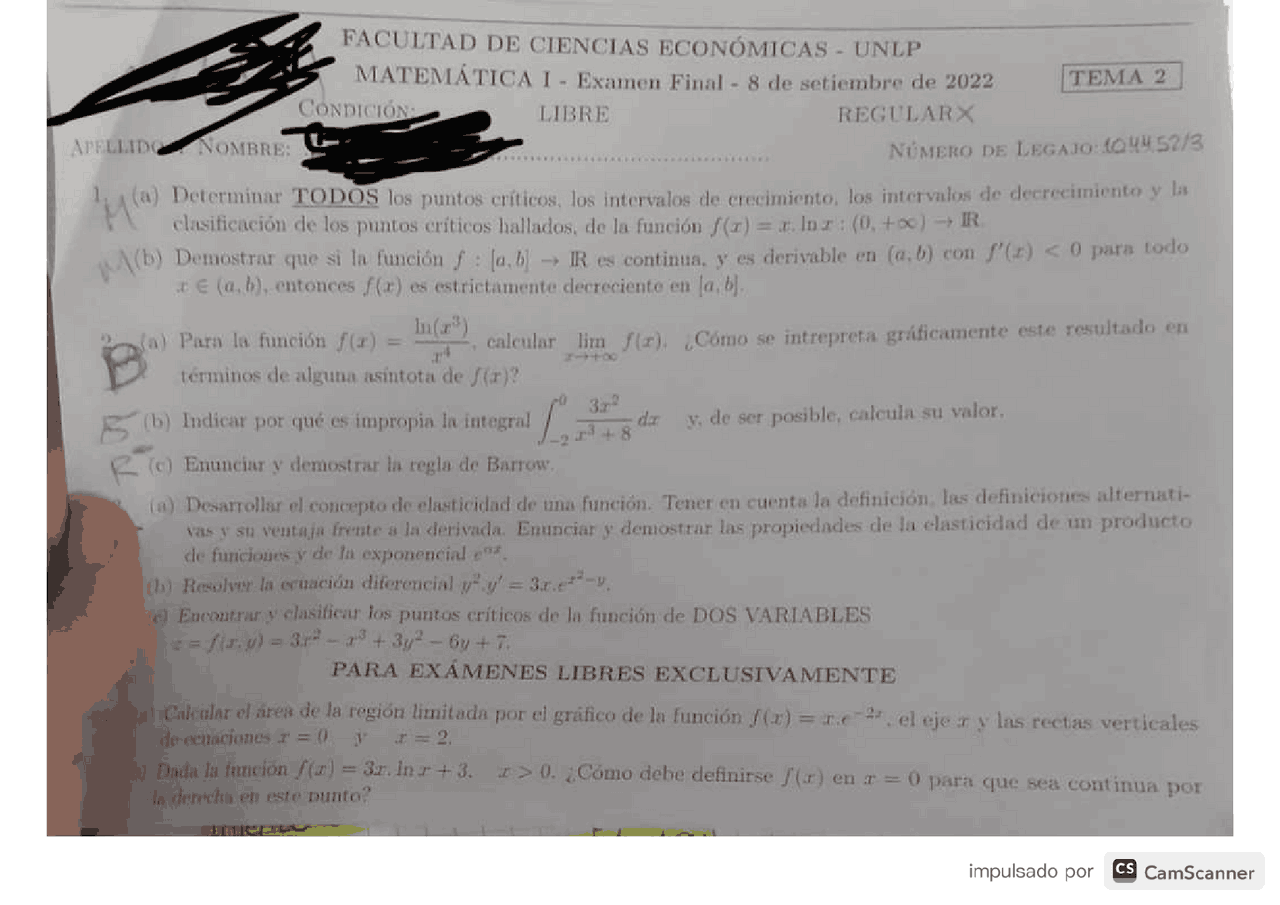 UNLP Ciencias Economicas. Matematica 1. Examen Final 08.09.2022.pdf ...