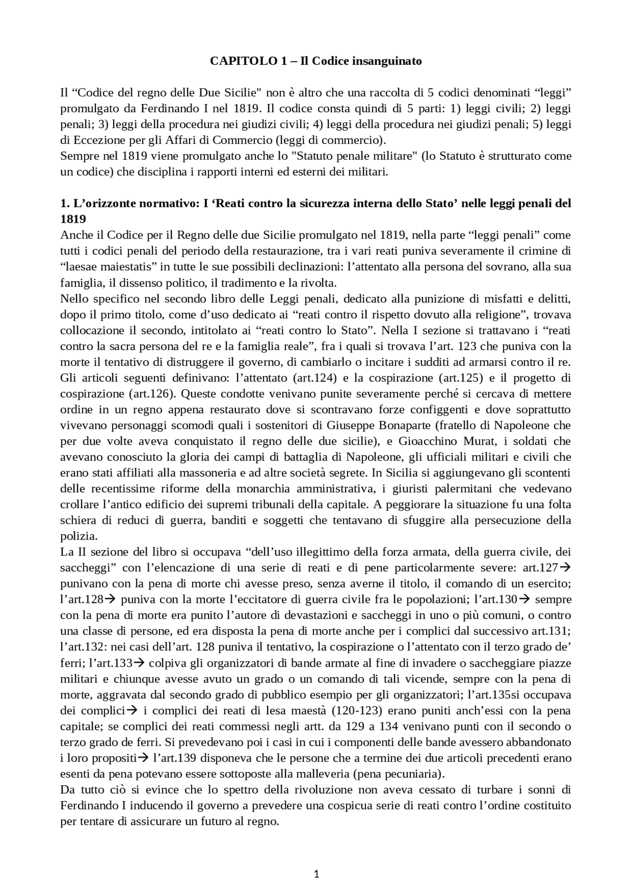 Il Codice e la sciabola | Dispense di Storia Del Diritto Moderno E ...