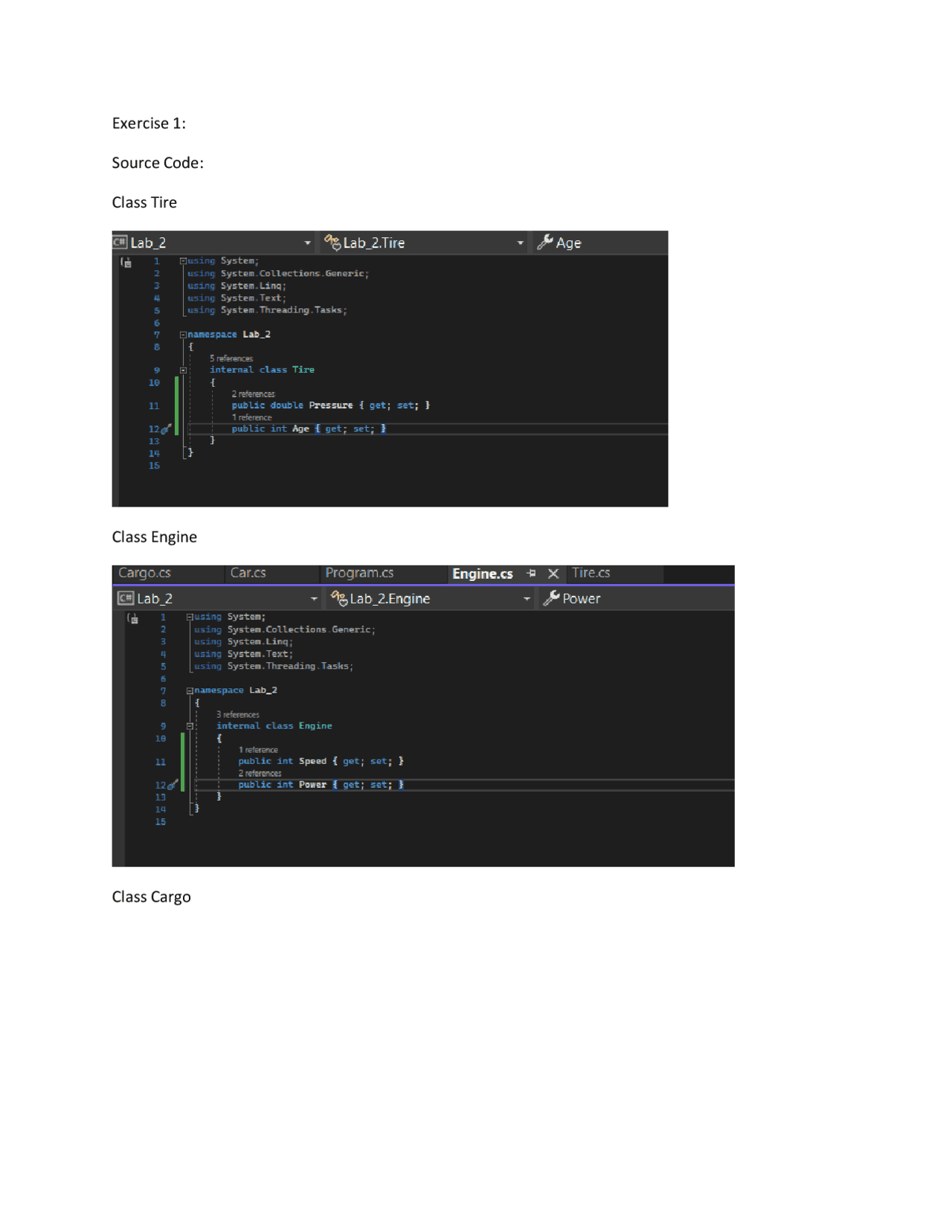 Lab 2 Advanced Programming | Lab Reports Computer Science | Docsity