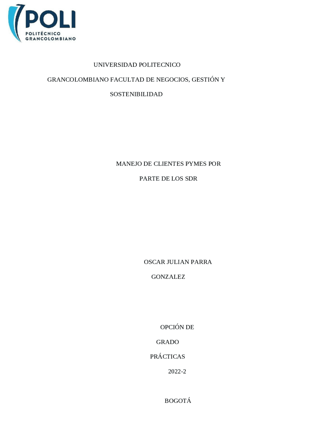 Proyecto De Grado Para Programa De Neocios Internacionales Esquemas Y 