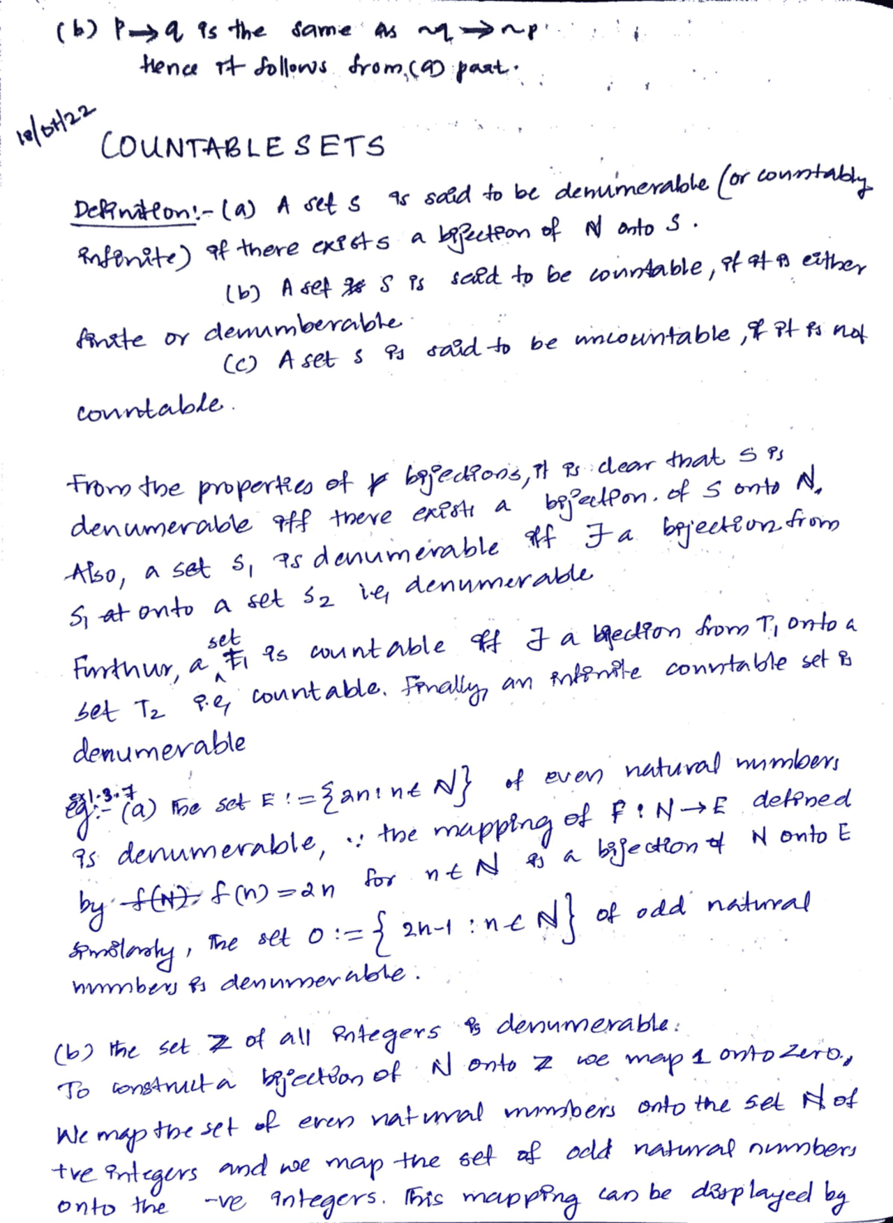 Countable Sets and Cantors Theorem _ Real Analysis | Cheat Sheet ...