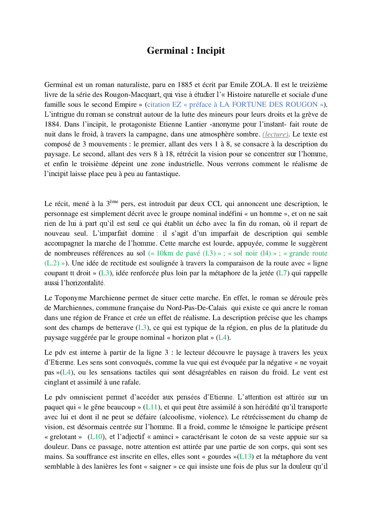 Explication Lineaire Exemple D’Analyse Linéaire – La lecture linéaire : exemple et méthode ...