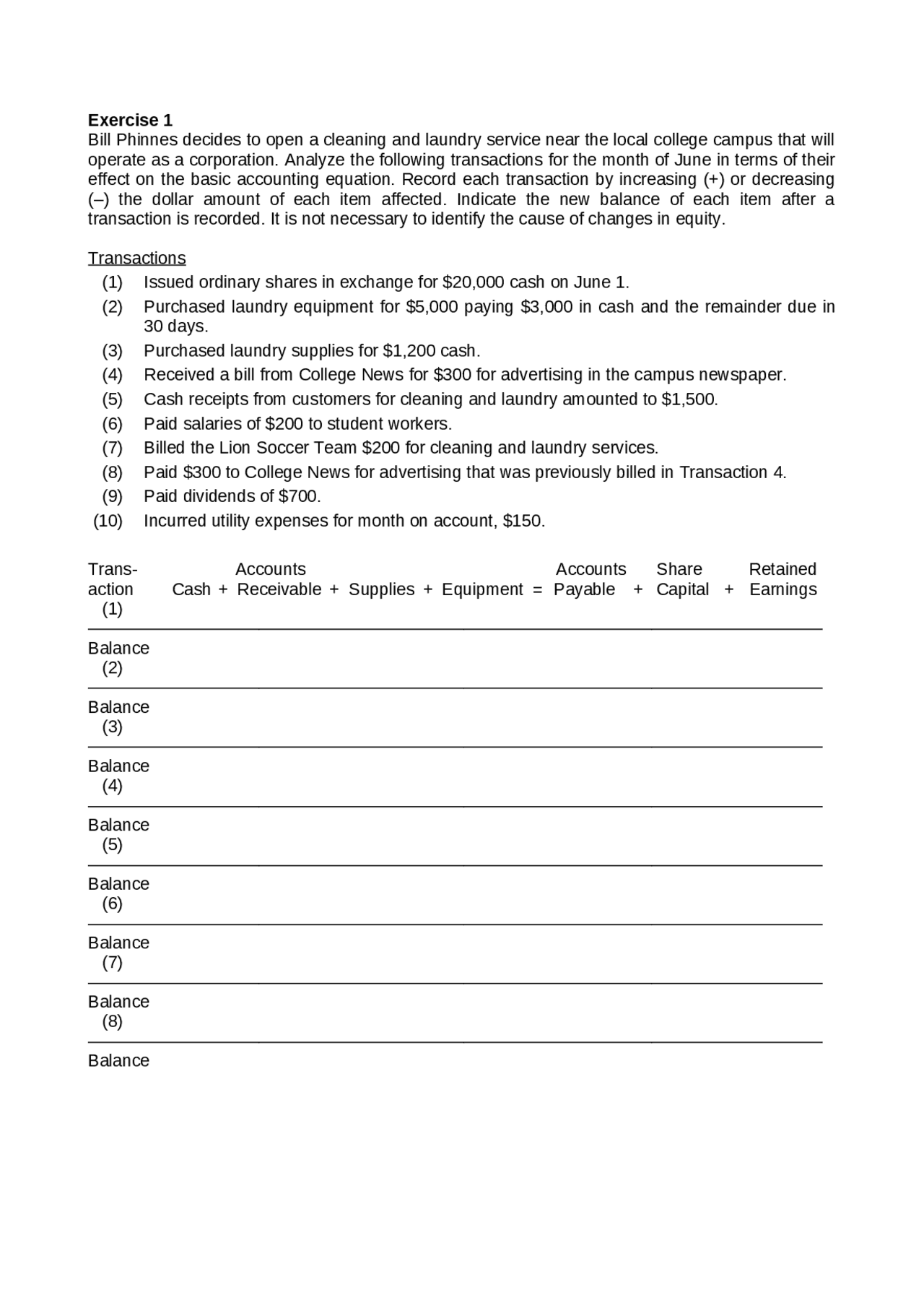 Soluzioni esercizi Accounting | Esercizi di Cost Accounting | Docsity