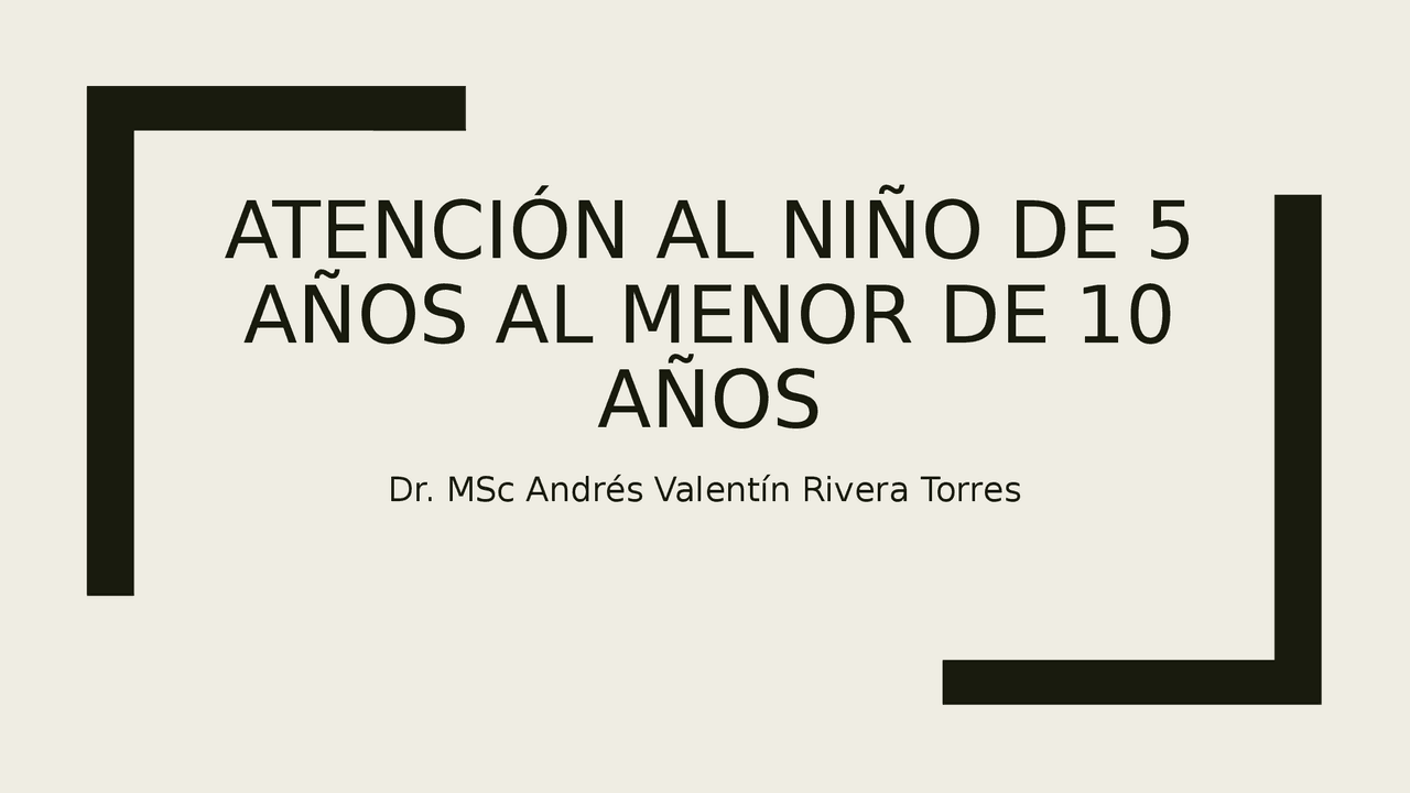 Atencion integral al niño menor de 5 años | Diapositivas de Salud ...