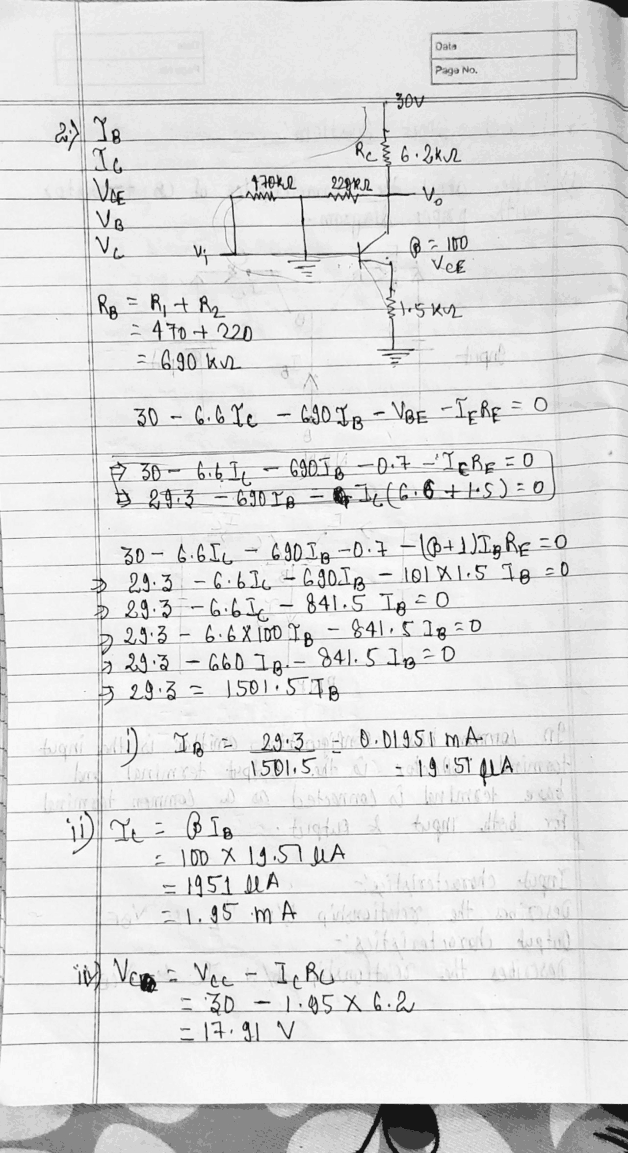 ELECTRONIC NUMERICAL QUESTION ANSWER | Study notes Electronics | Docsity