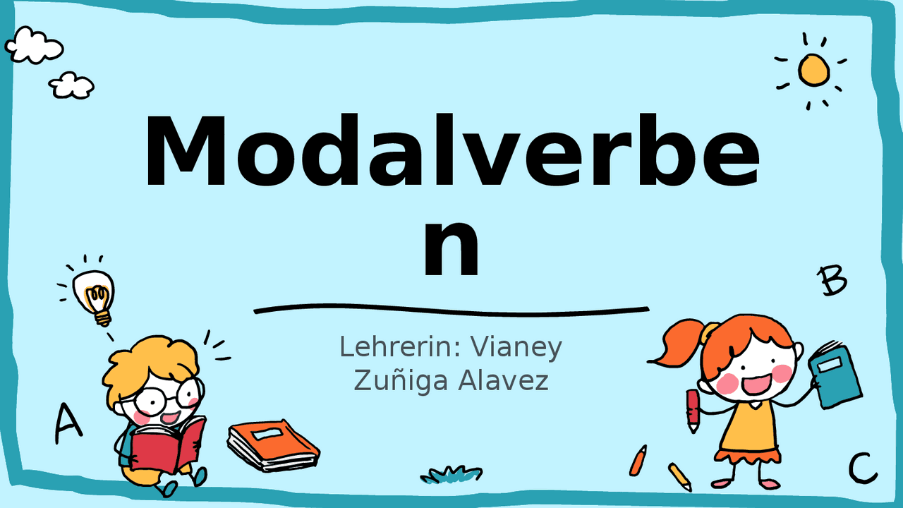 Verbos modales en alemán | Diapositivas de Idioma Alemán | Docsity