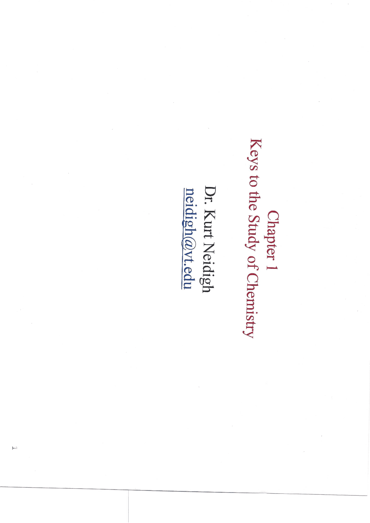 1035 Chem Chapter 1 notes | Lecture notes Chemistry | Docsity