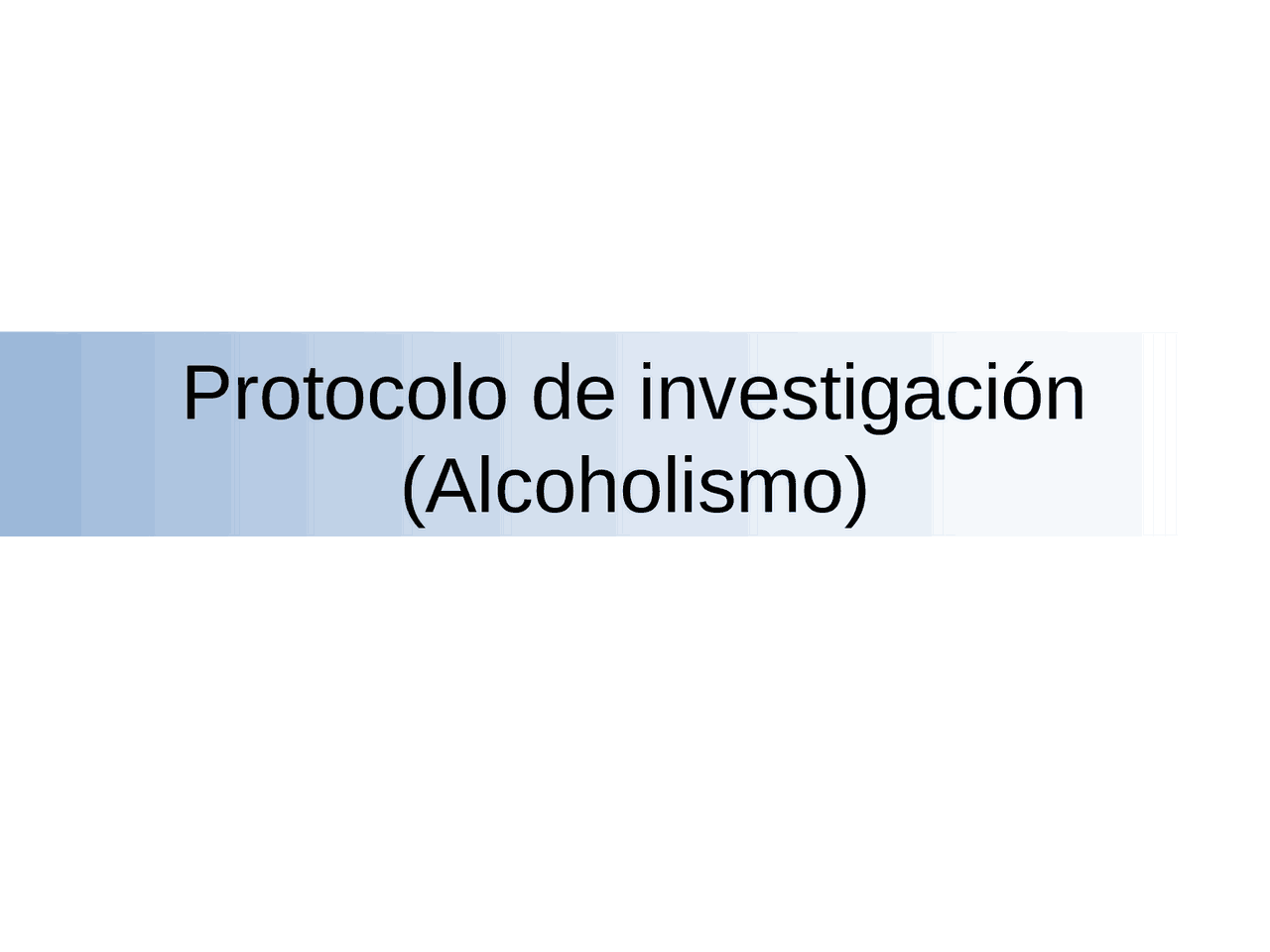 Proyecto de investigación sobre el alcoholismo | Monografías, Ensayos