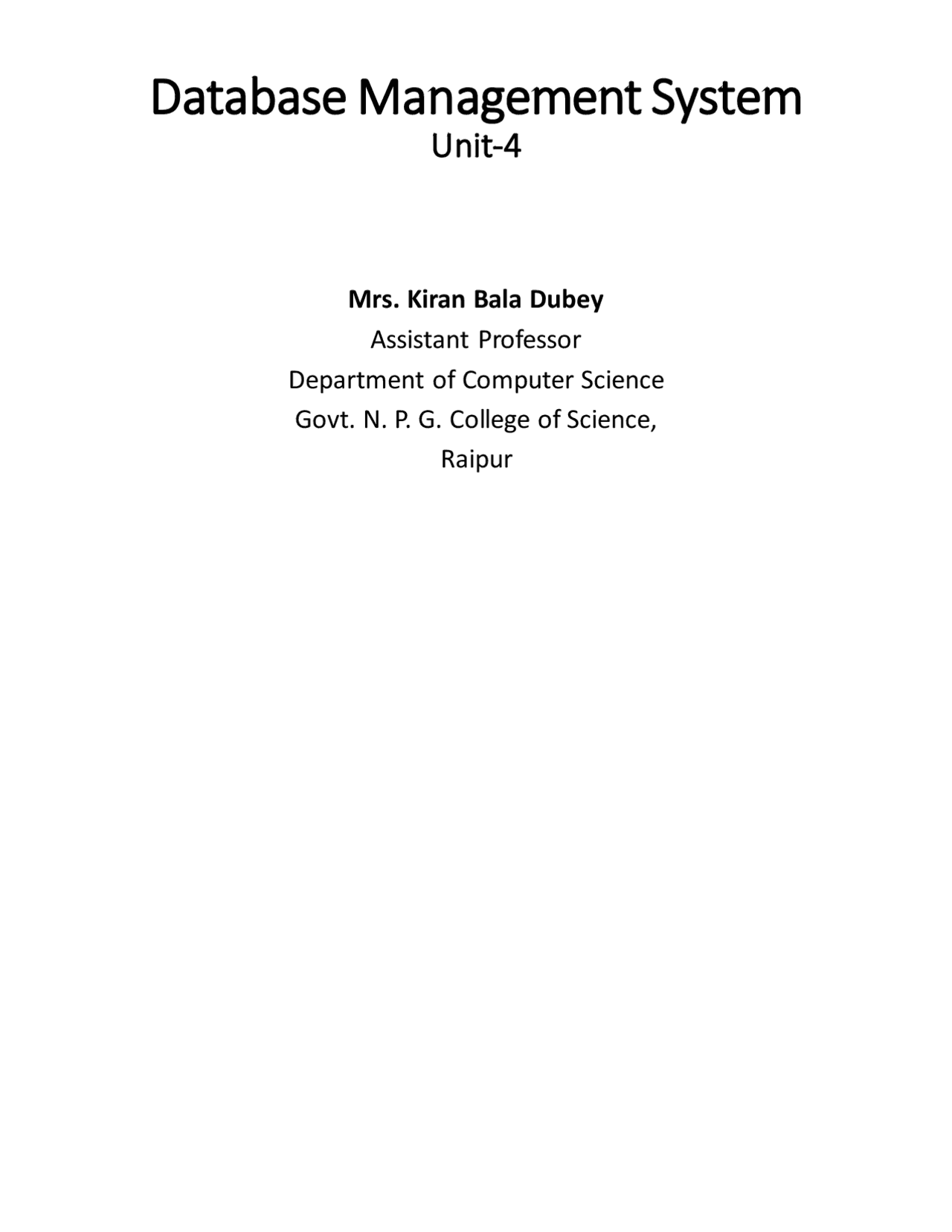 DBMS structured query language chapter | Study notes Database ...