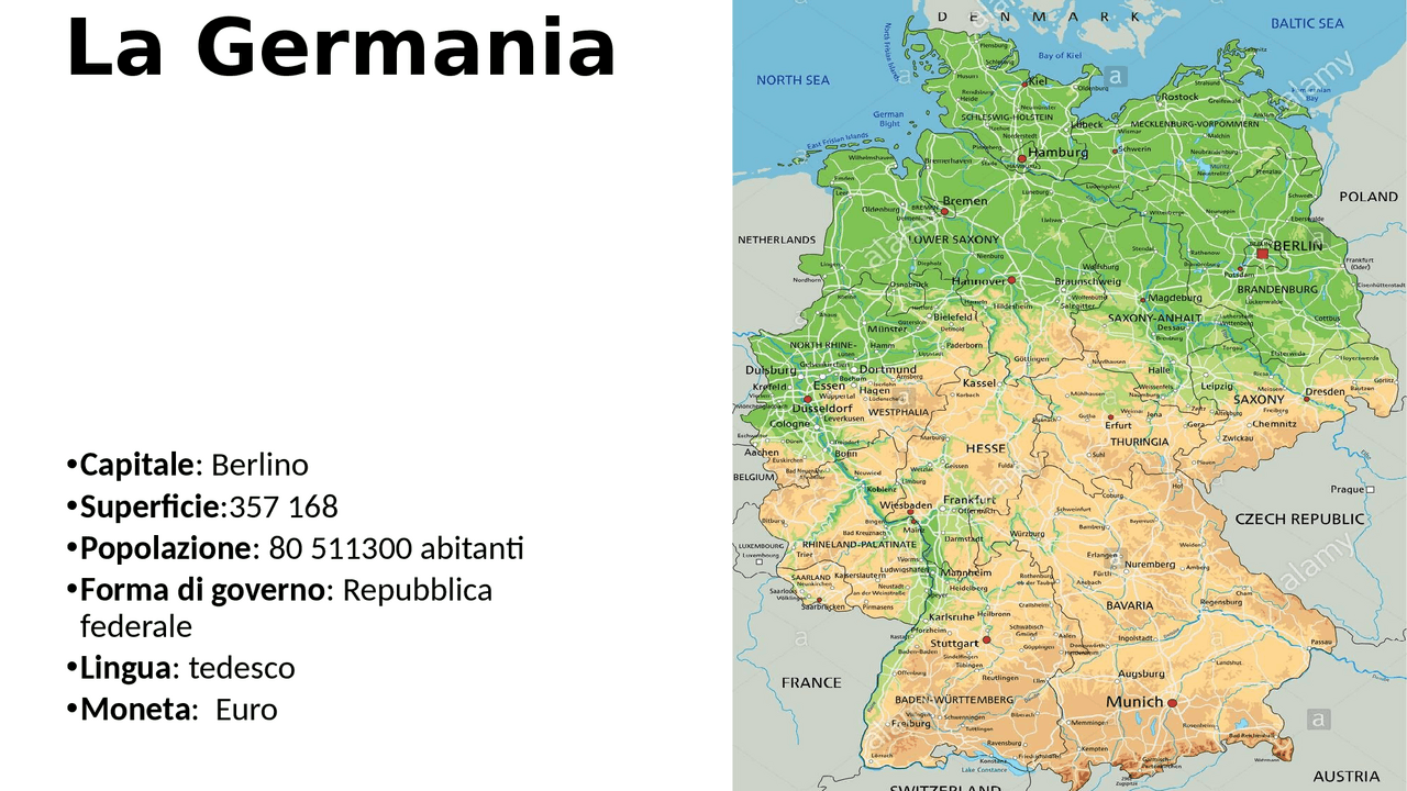 Mappa Geografica Della Germania Geografia Clima Flora vrogue.co