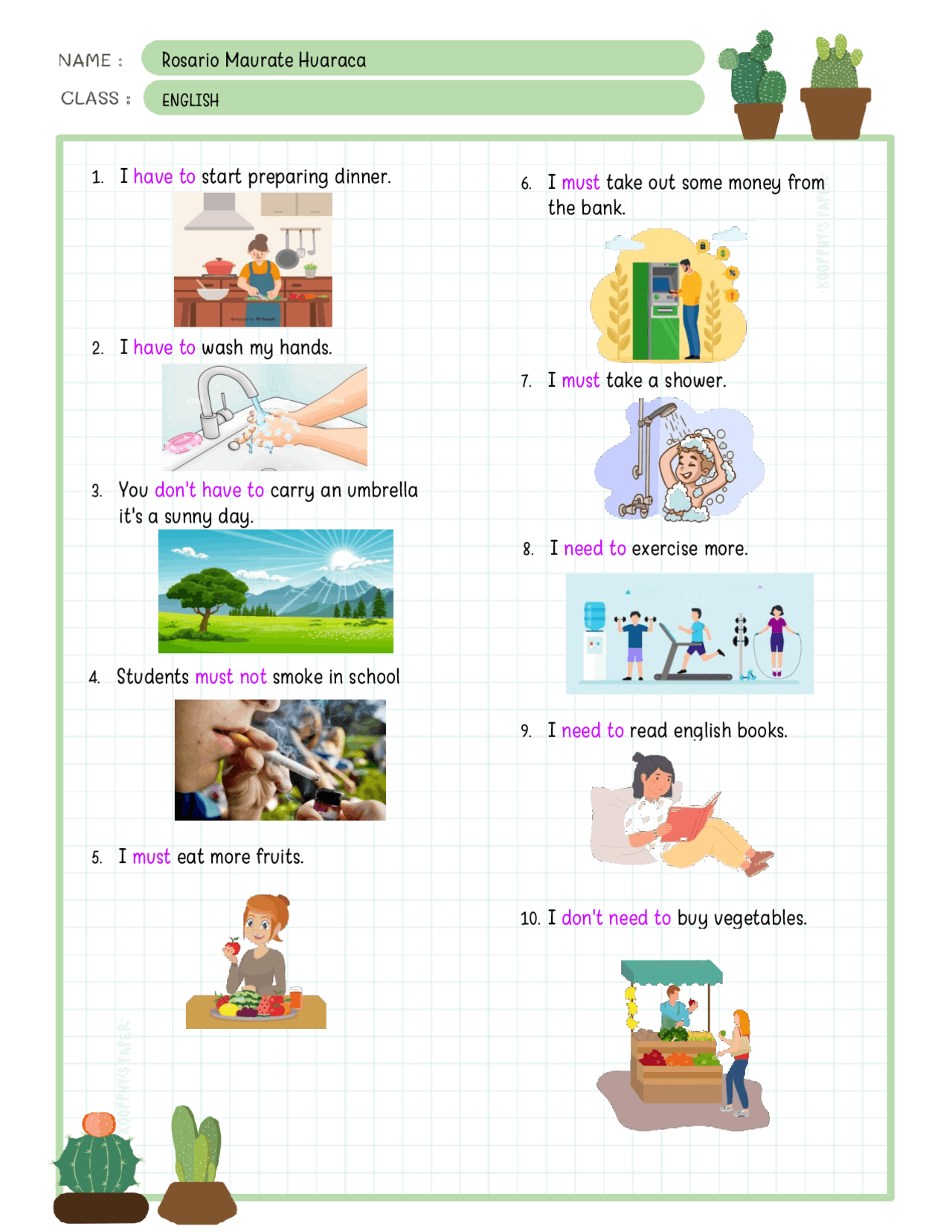 Mastering English Modal Verbs Apuntes de Contabilidad Docsity