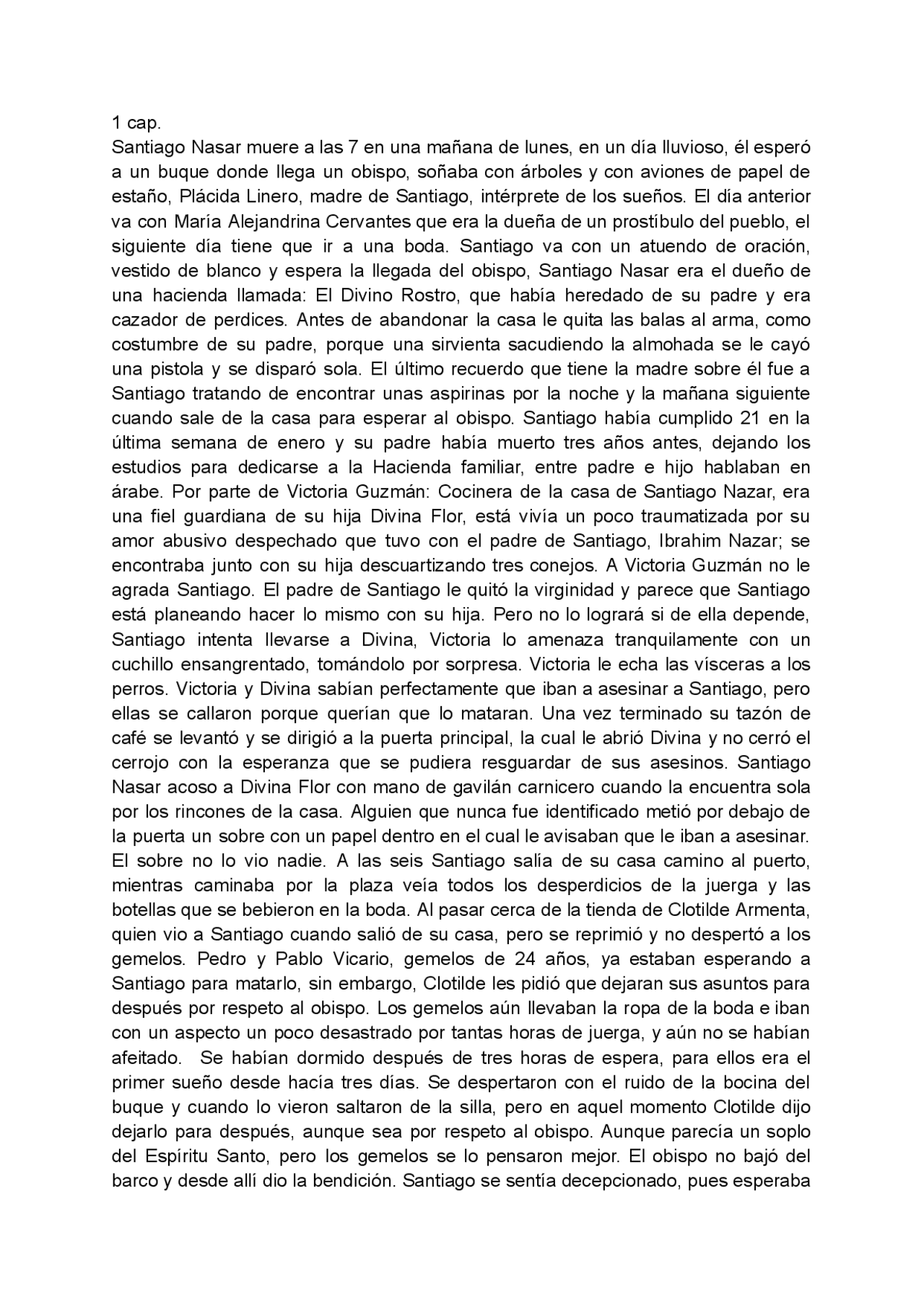 Resumen por cap tulos de Cr nica - 130b43f82c95436fadd3b421db53b46e 