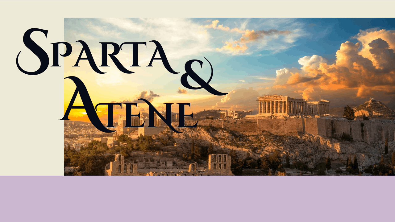 Sparta e Atene storia powerpoint Slide di Storia Docsity