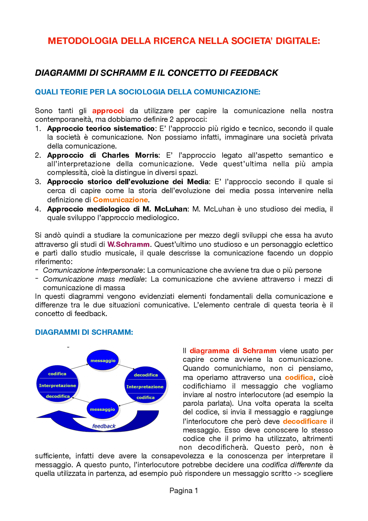 Appunti Metodologia della ricerca nella società digitale | Appunti di ...