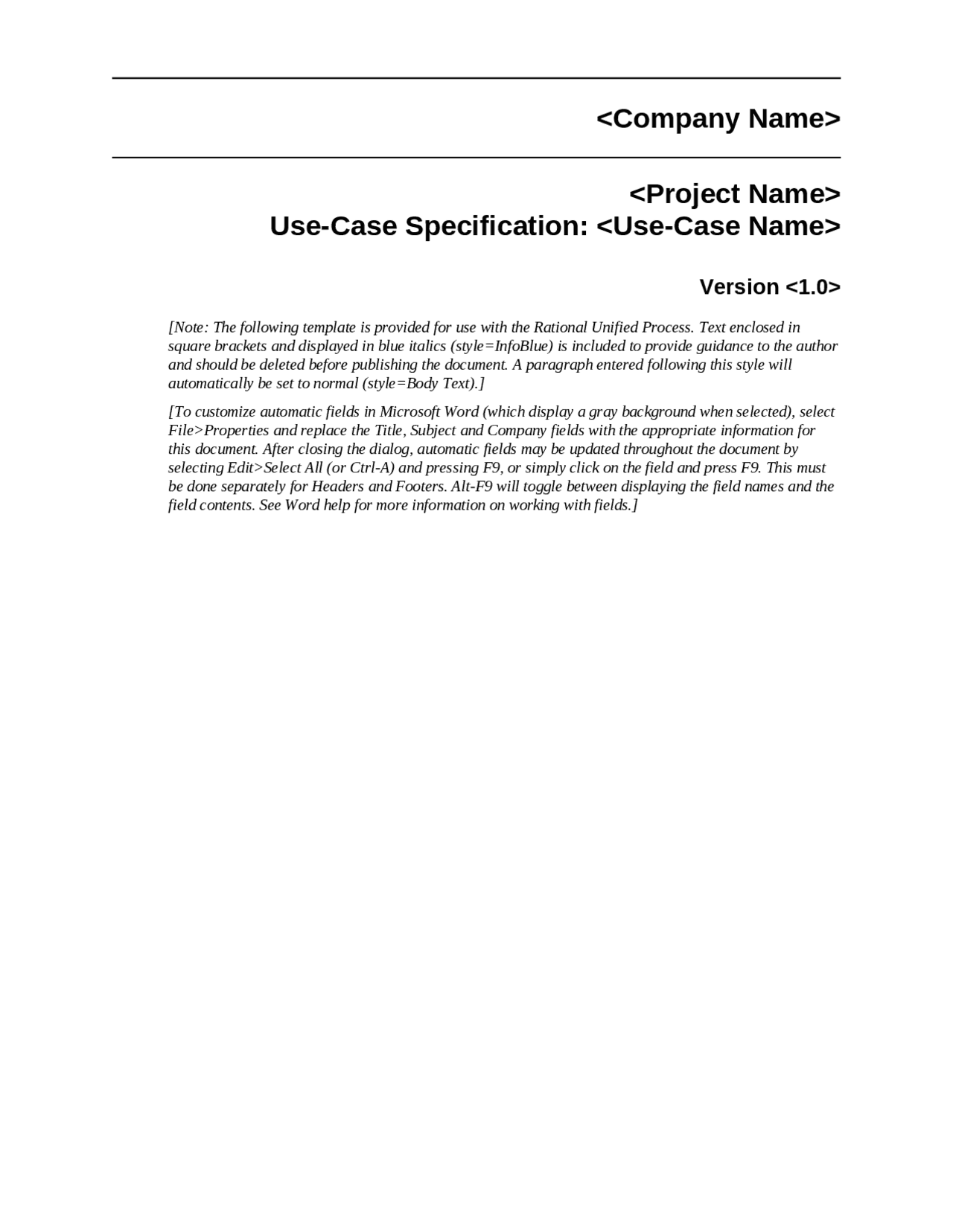 System use case specification sample | Exercises Information Systems ...