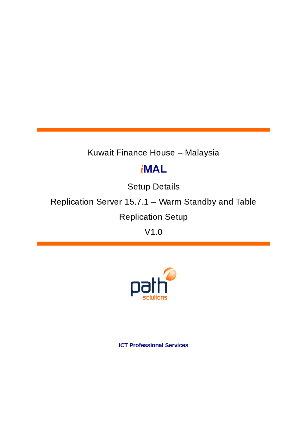 Table replication setup | Exercises Computer Science | Docsity