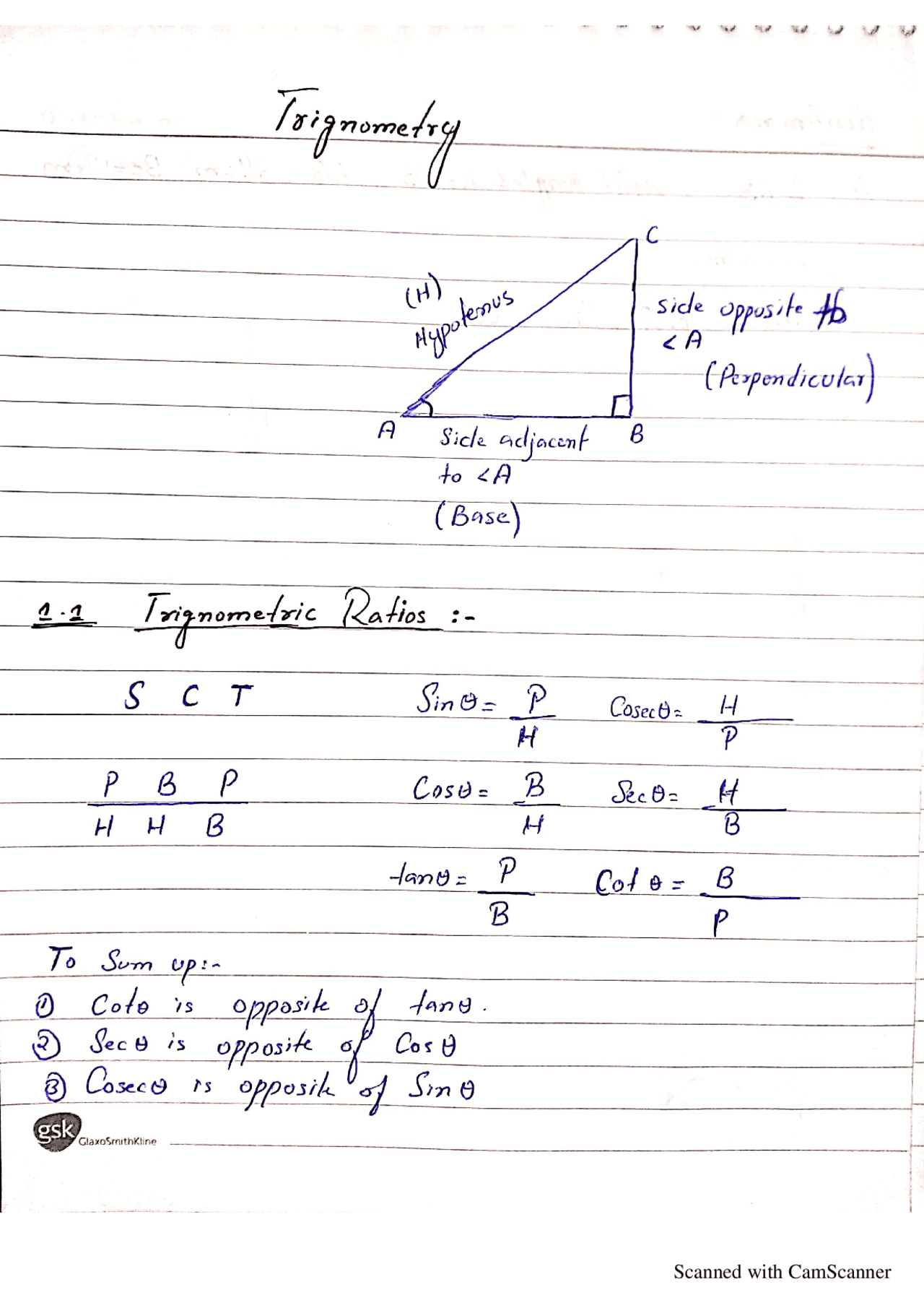 An Introduction To Trigonometry Exercises Mathematics Docsity An Introduction To Trigonometry Exercises Mathematics Docsity