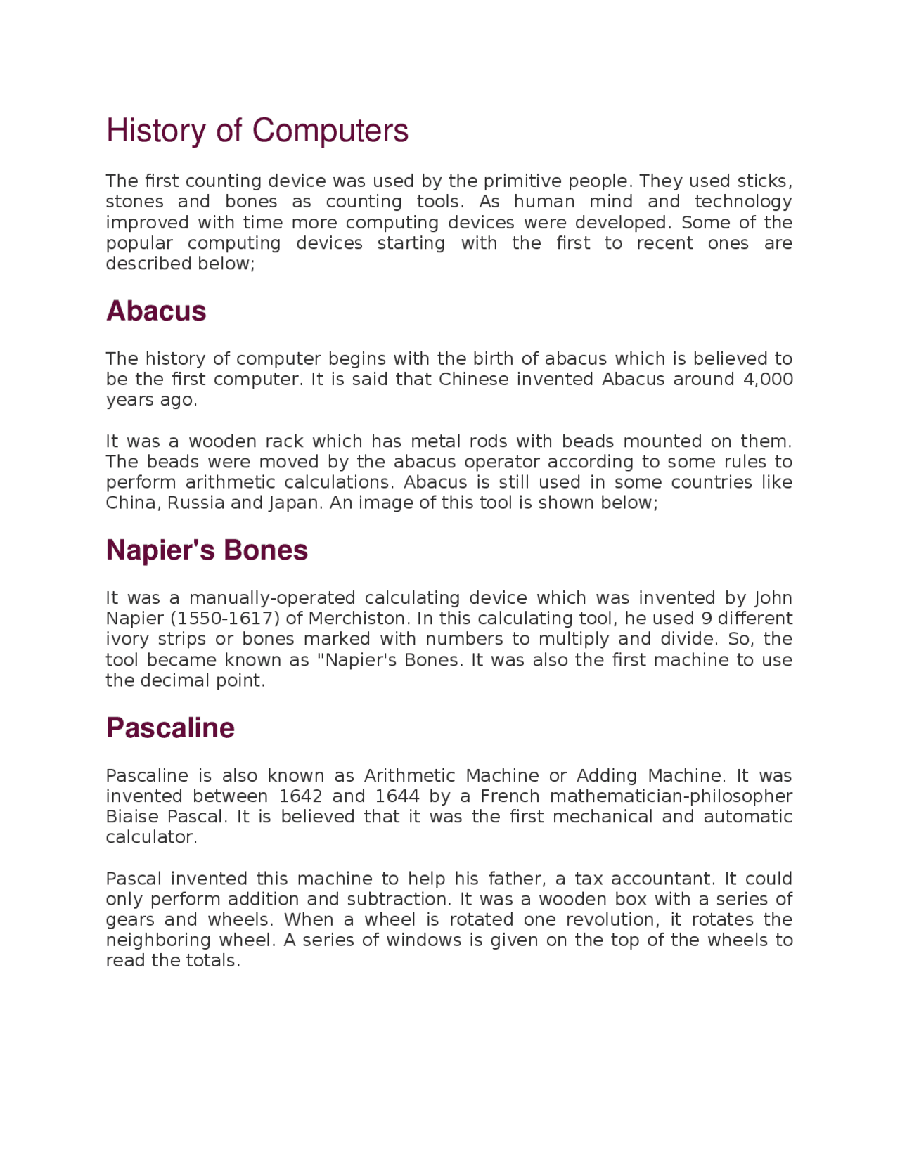 Computer basics/types of computer/hardware and software and more ...