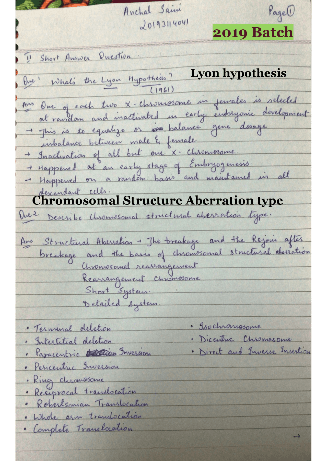 Good As useal very informative | Cheat Sheet Anatomy | Docsity