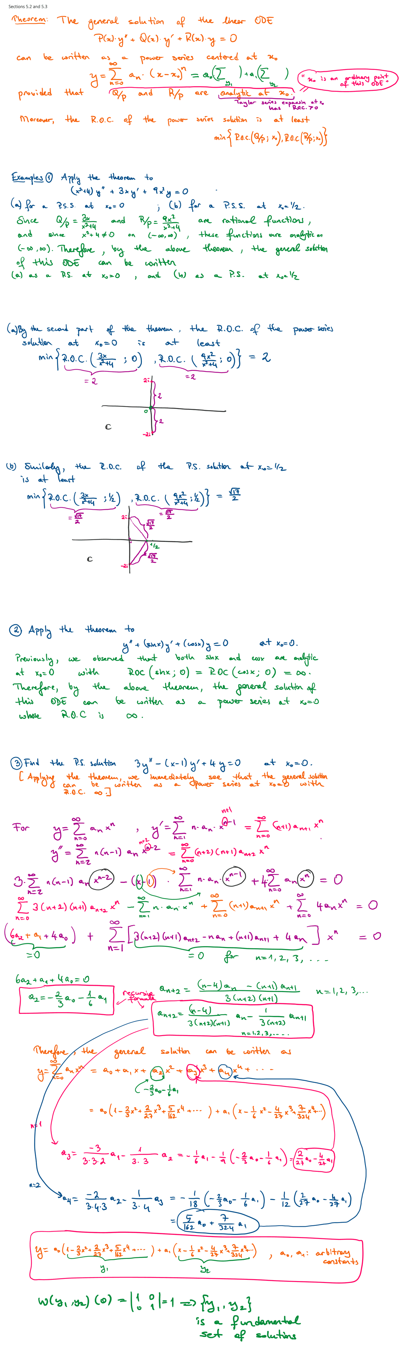 Math204LectureNotesCourseNotes | Lecture notes Mathematics | Docsity