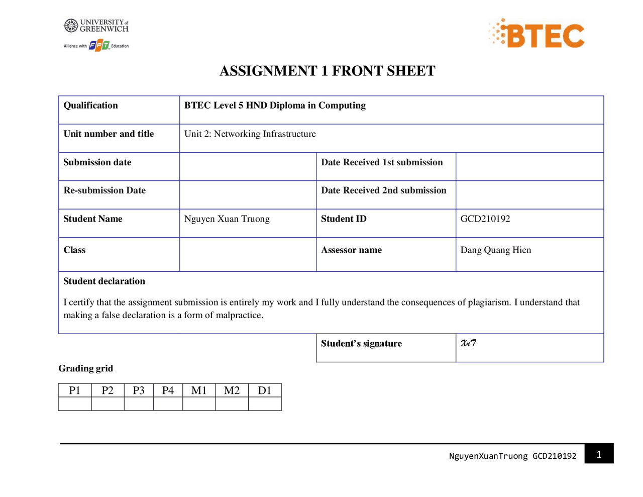 Networking Assignment 1 | Study Guides, Projects, Research Wireless ...