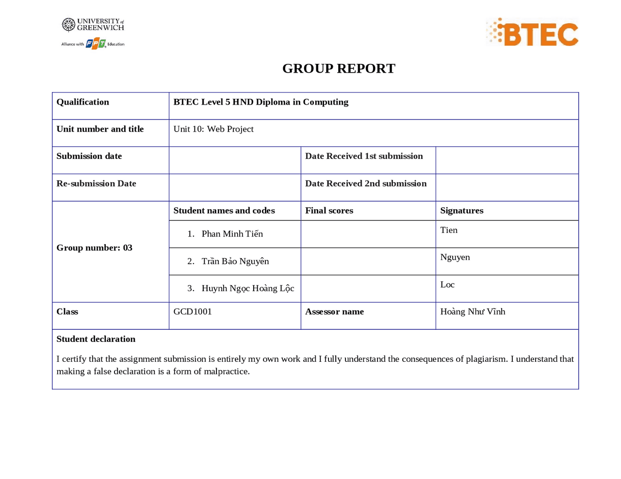 Group Assignment Web Project | Assignments Web Application Development ...