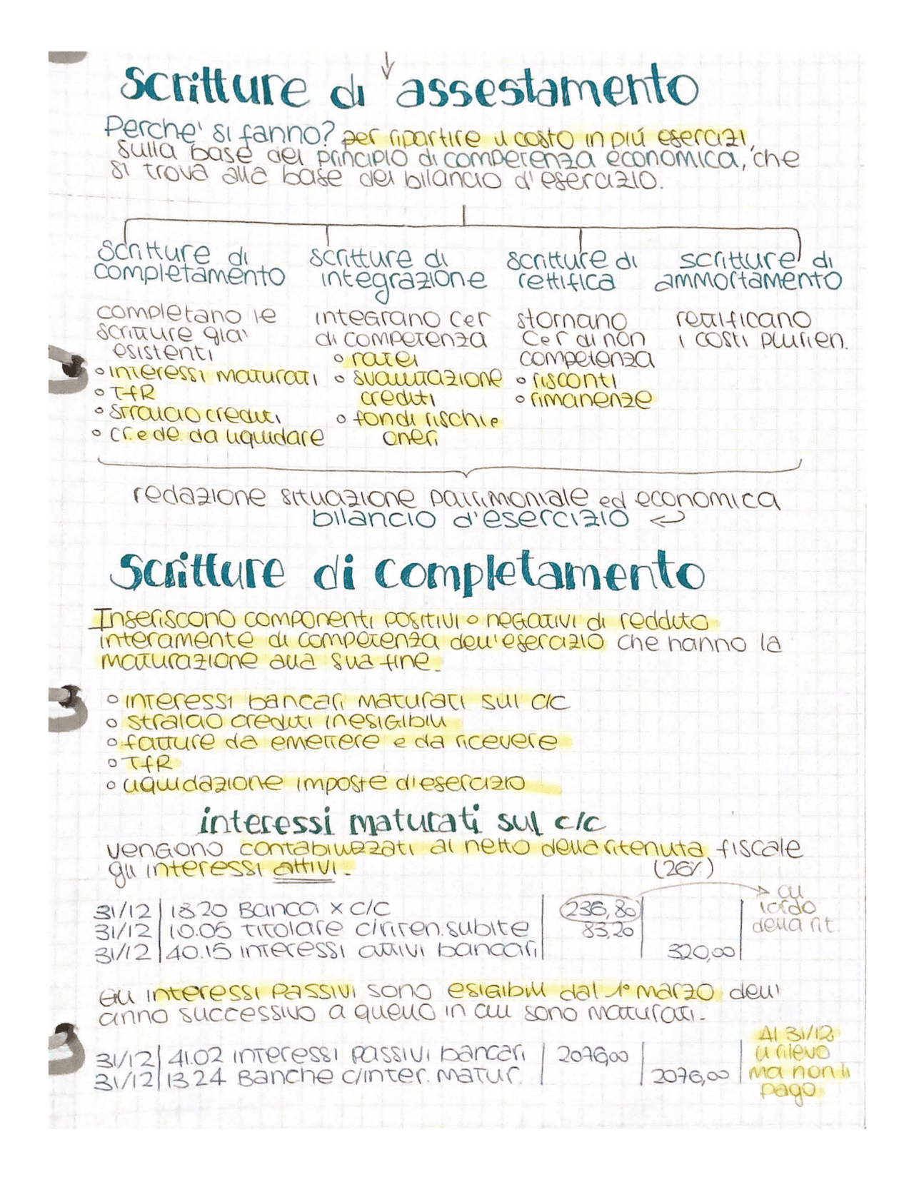 Esercizi svolti sull'ammortamento - Scritture contabili e mastri