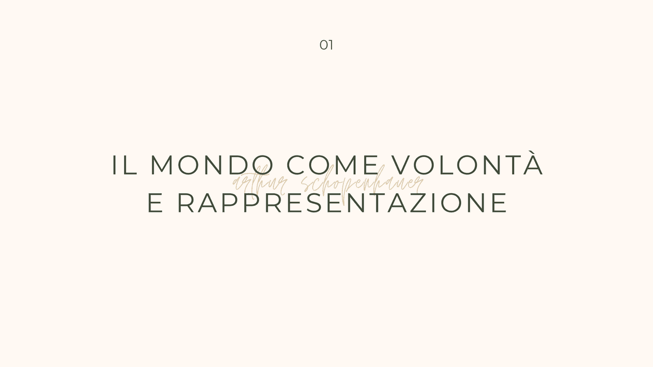 IL MONDO COME VOLONTÀ E RAPPRESENTAZIONE Schemi e mappe concettuali di Estetica Docsity IL MONDO COME VOLONTÀ E RAPPRESENTAZIONE Schemi e mappe concettuali di Estetica Docsity