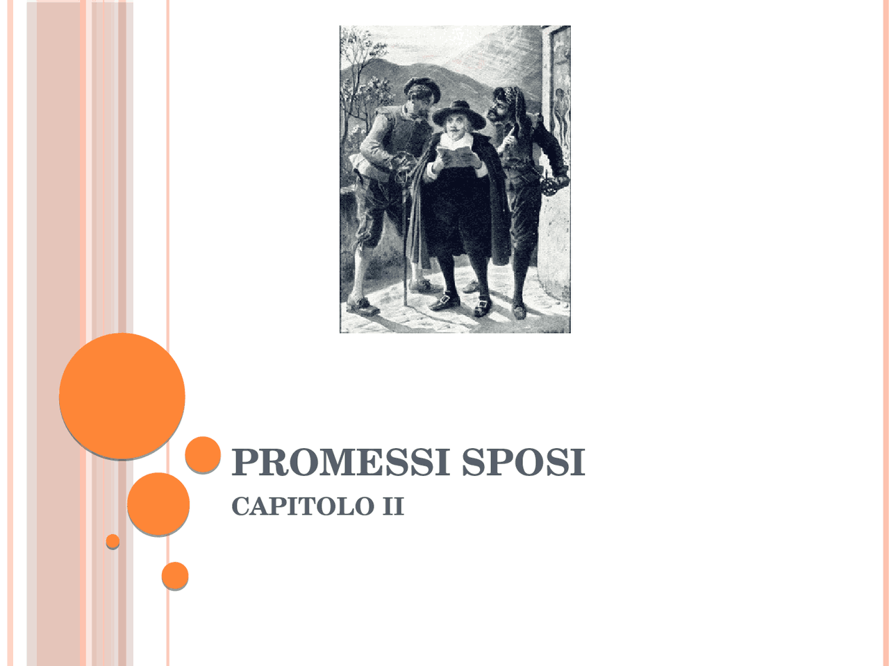 Sintesi a paragrafi del secondo capitolo dei promessi sposi | Slide di