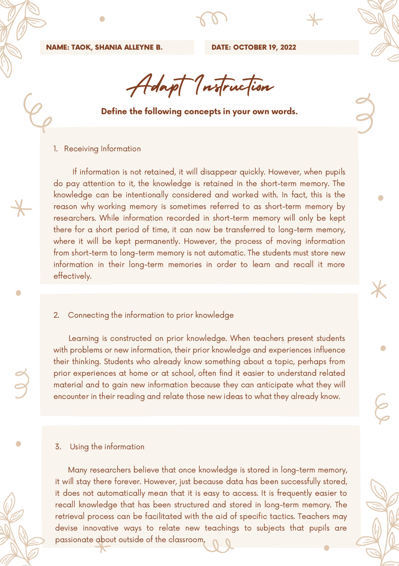 Types of Portfolio Notes | Study notes Vocational education | Docsity