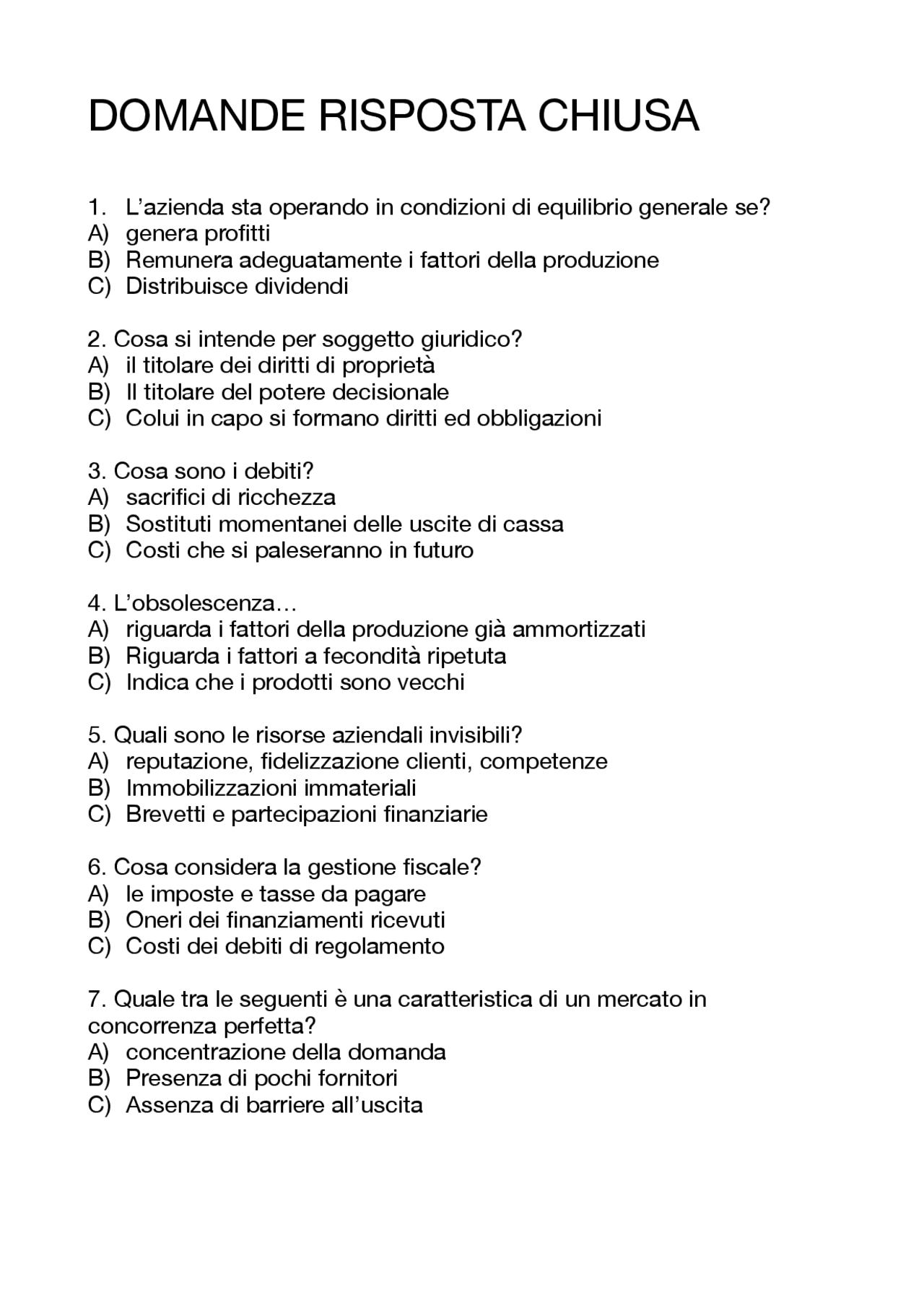 DISEGNO TEST ESAME DOMANDA RISPOSTA | Prove D'esame Di Disegno - Foto 3