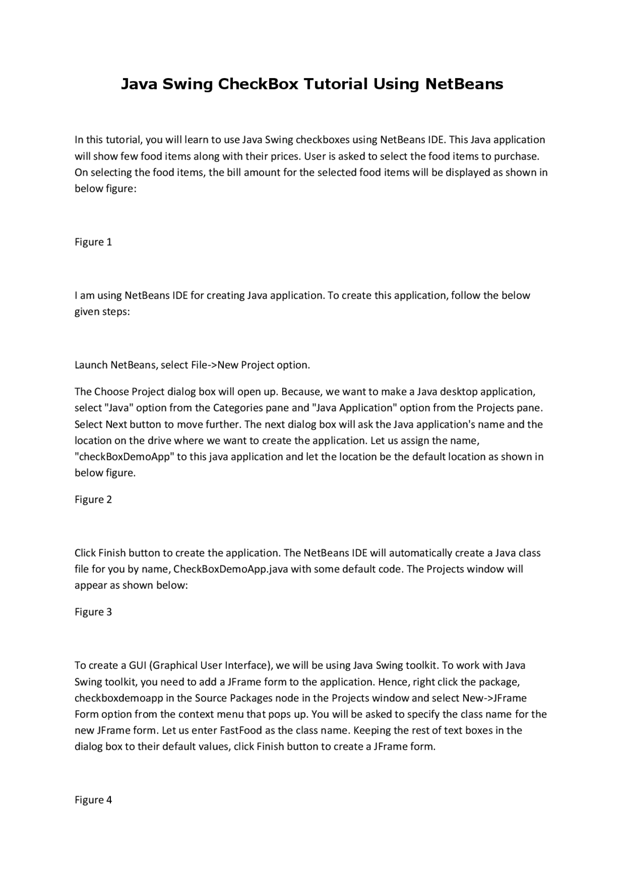 Java Swing CheckBox Tutorial Using NetBeans | Summaries Computer ...