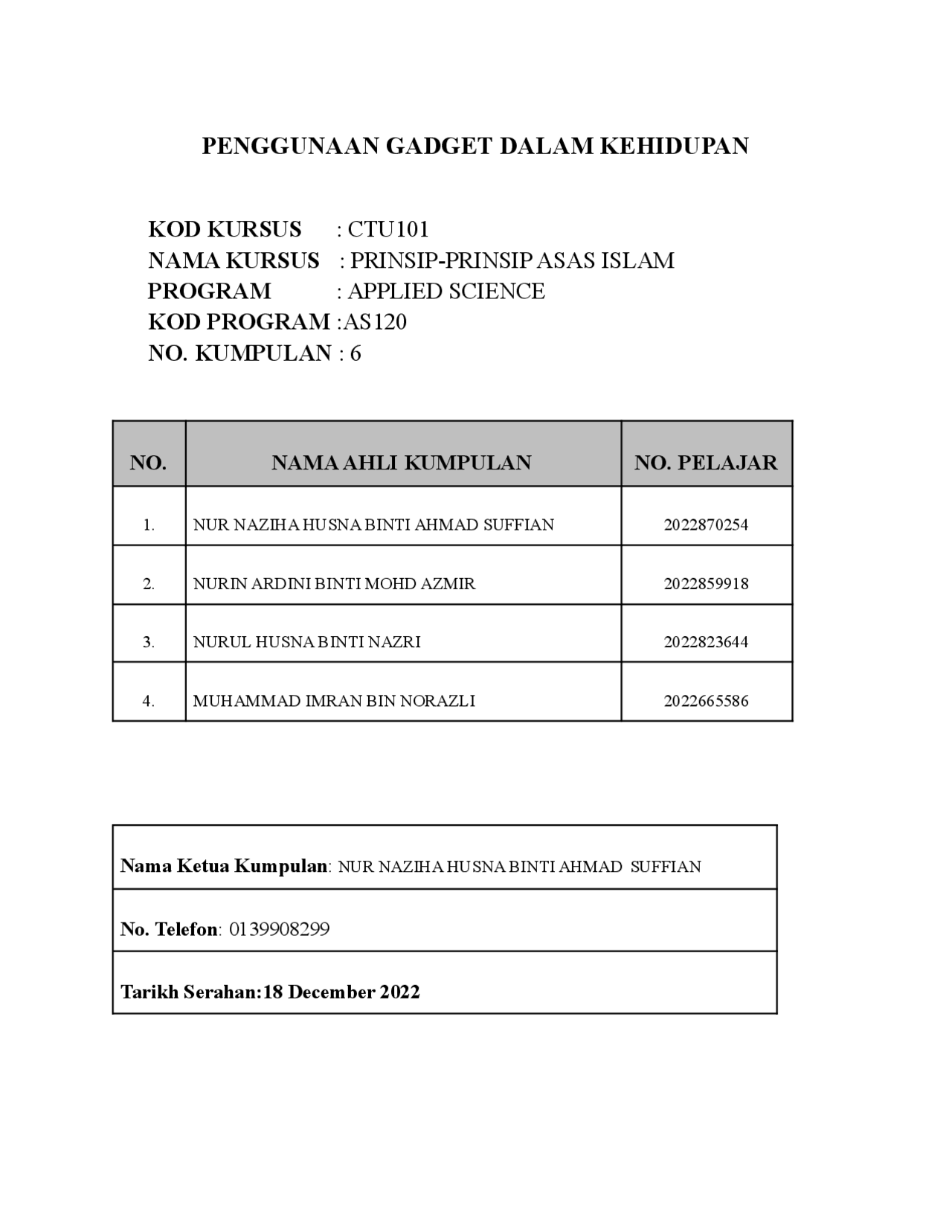 Ctu101 Assignment About Gadget Study Guides Projects Research Fundamentals Of Electronics Ctu101 Assignment About Gadget Study Guides Projects Research Fundamentals Of Electronics
