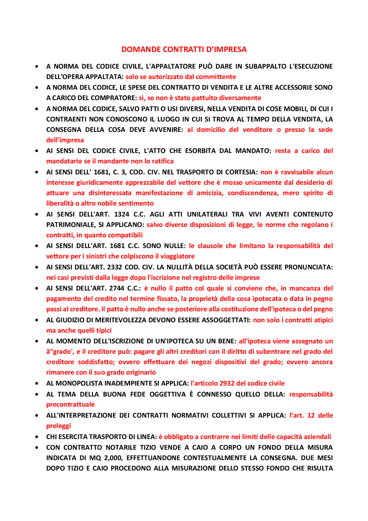 Imprenditore, società, contratti e titoli di credito
