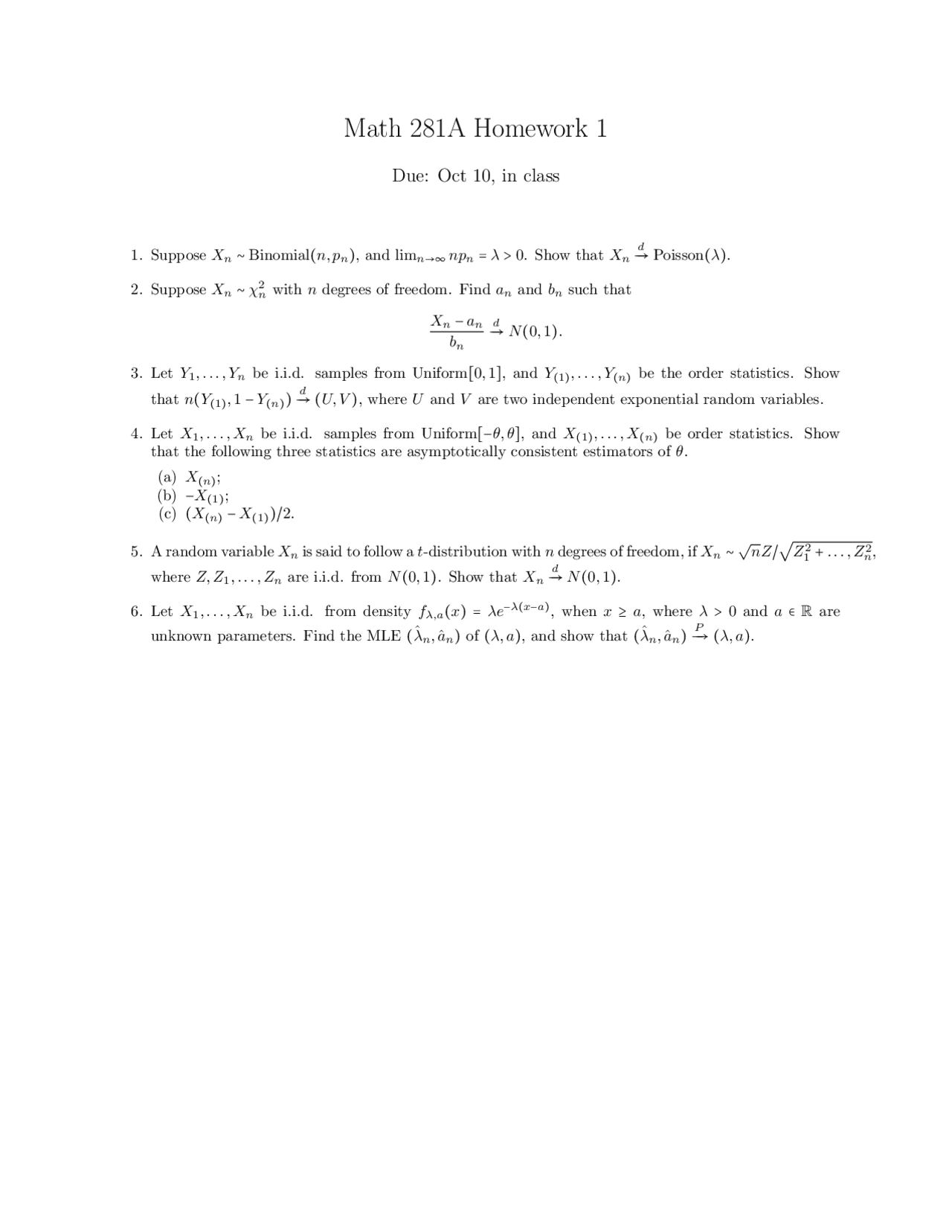 Probability and statistical inference | Assignments Mathematics | Docsity