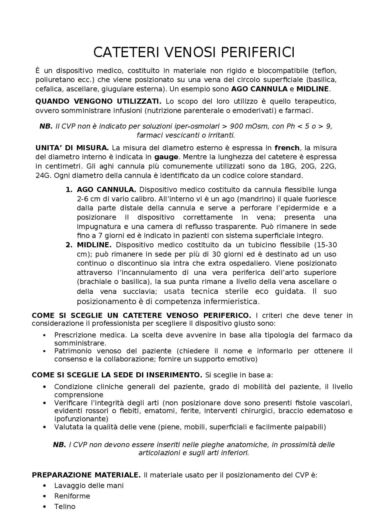 appunti-su-cvc-e-cvp-schemi-e-mappe-concettuali-di-infermieristica