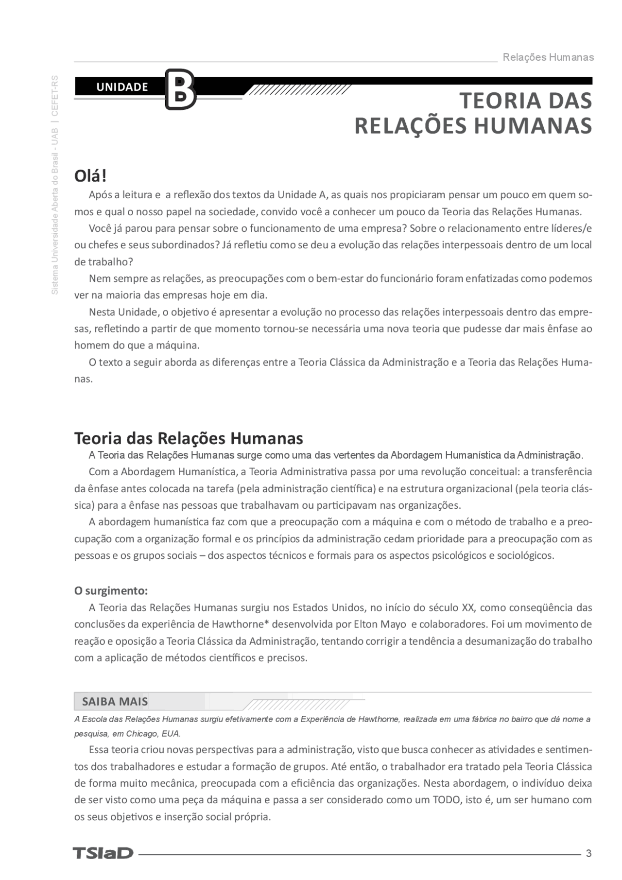 Teoria das Relações Humanas Resumos Teoria Social Docsity Teoria das Relações Humanas Resumos Teoria Social Docsity