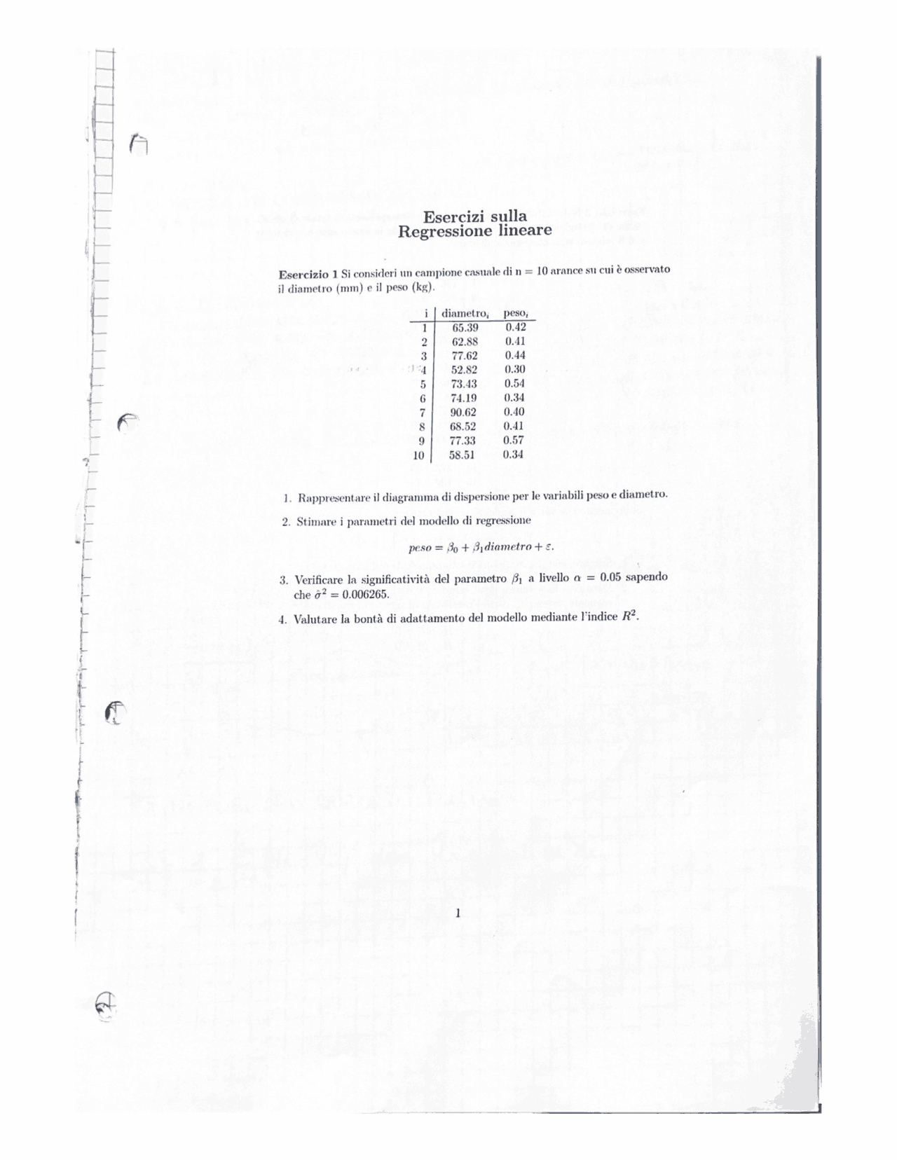 Help teaching del dottor feo, corso di statistica della professoressa ...