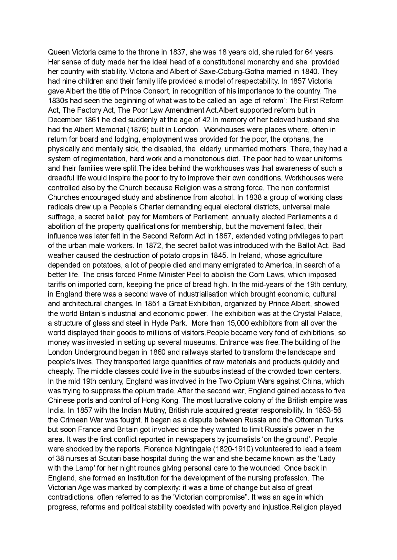 Letteratura inglese del quinto anno Dispense di Inglese Docsity