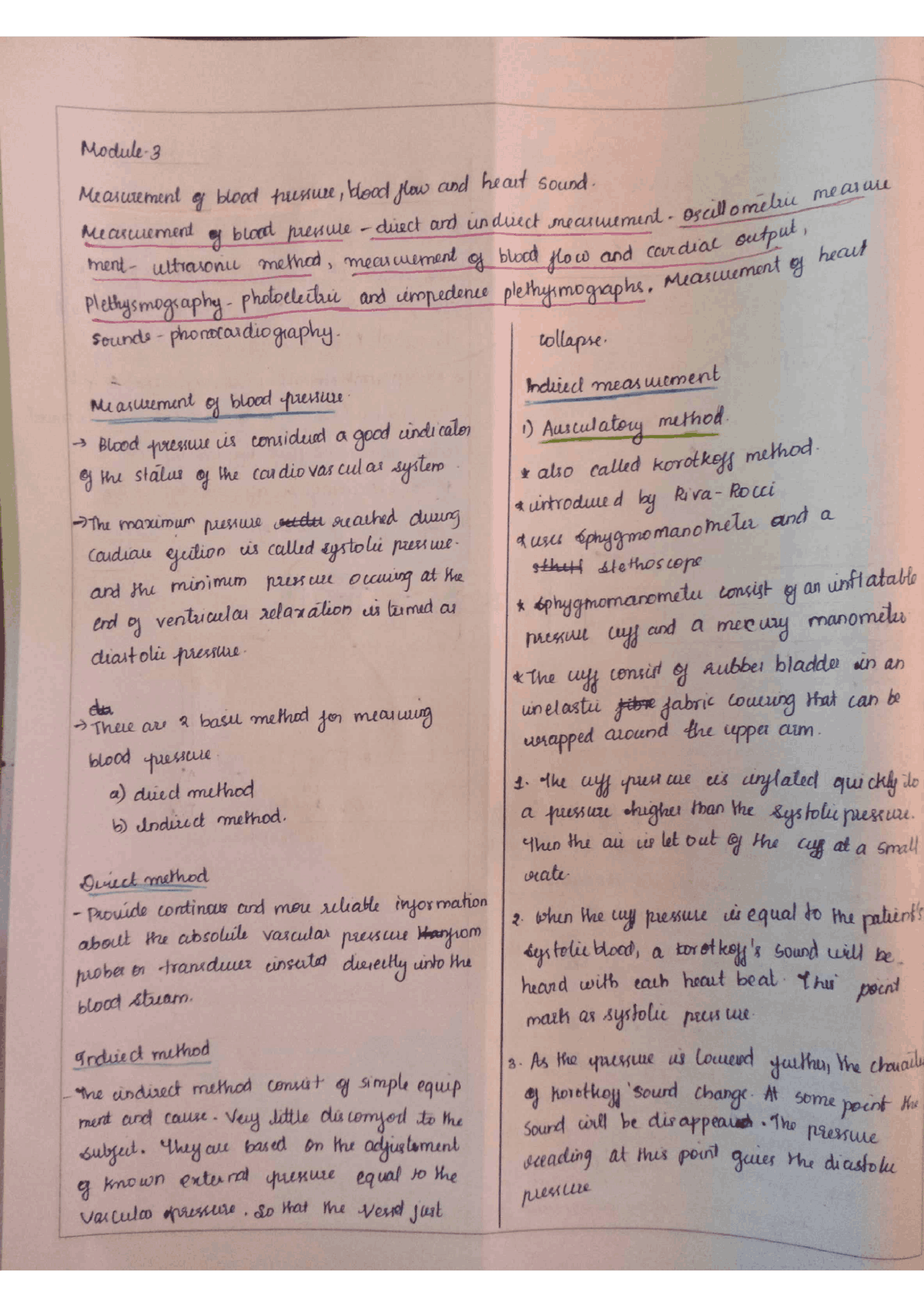 3rd module of biomedical instrumentation | Summaries Biomedical ...